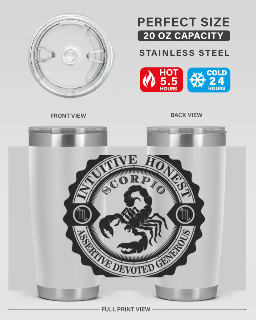 scorpio 31#- zodiac- Tumbler