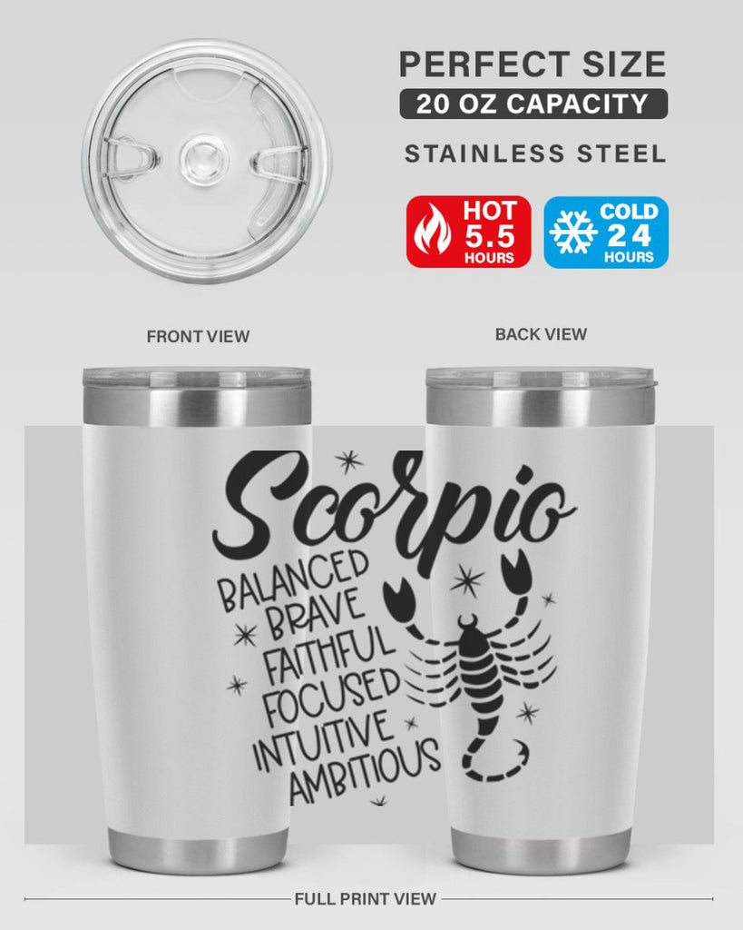 scorpio 436#- zodiac- Tumbler