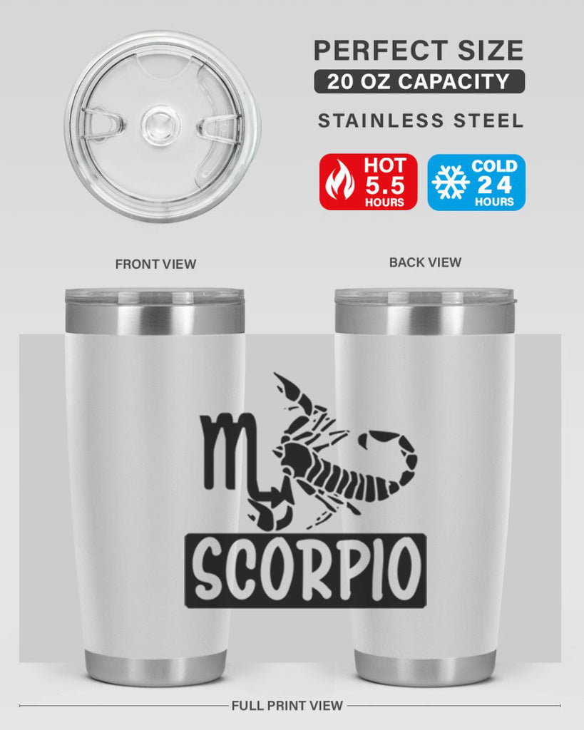 scorpio 440#- zodiac- Tumbler