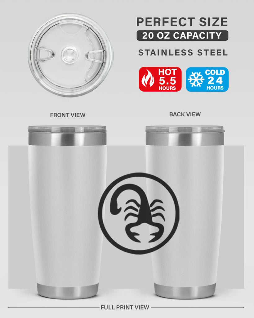 scorpio 452#- zodiac- Tumbler
