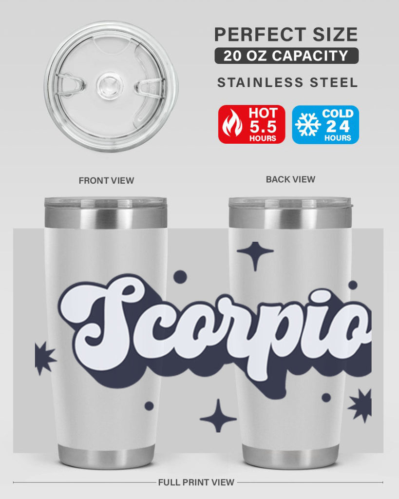 scorpio 454#- zodiac- Tumbler