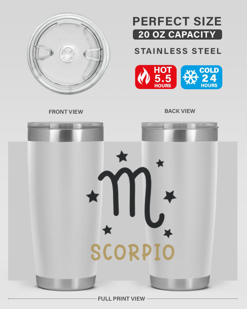 scorpio 455#- zodiac- Tumbler