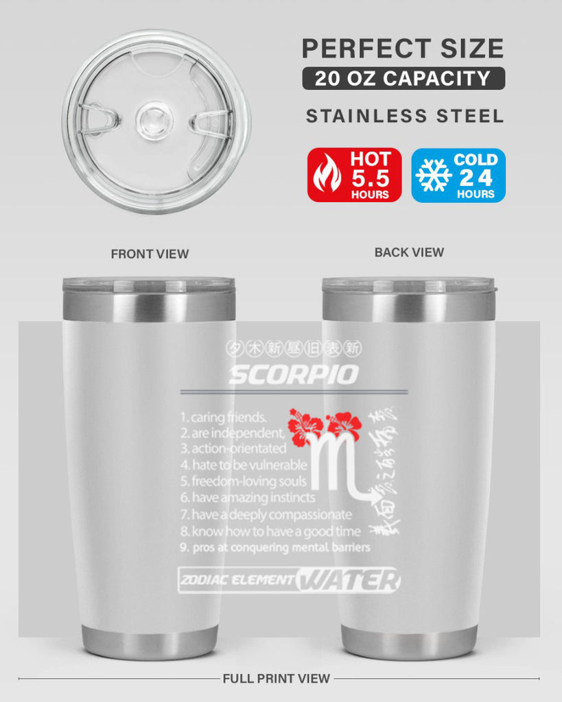 scorpio 456#- zodiac- Tumbler