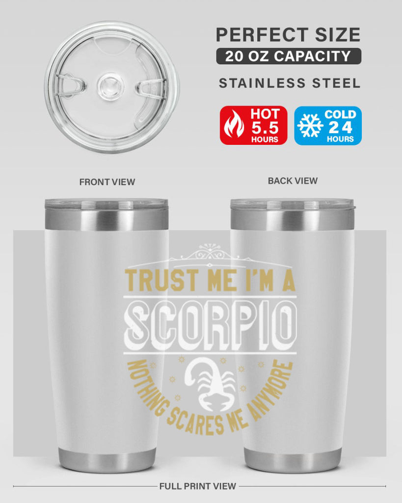 scorpio 458#- zodiac- Tumbler