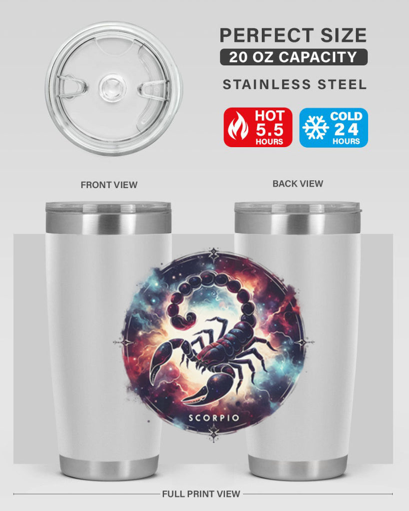 scorpio 460#- zodiac- Tumbler