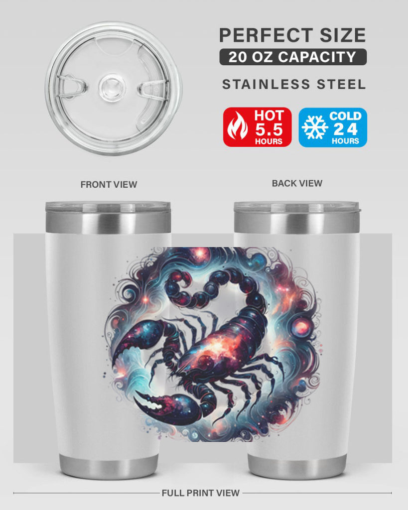 scorpio 462#- zodiac- Tumbler