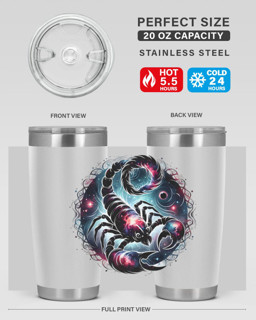 scorpio 463#- zodiac- Tumbler