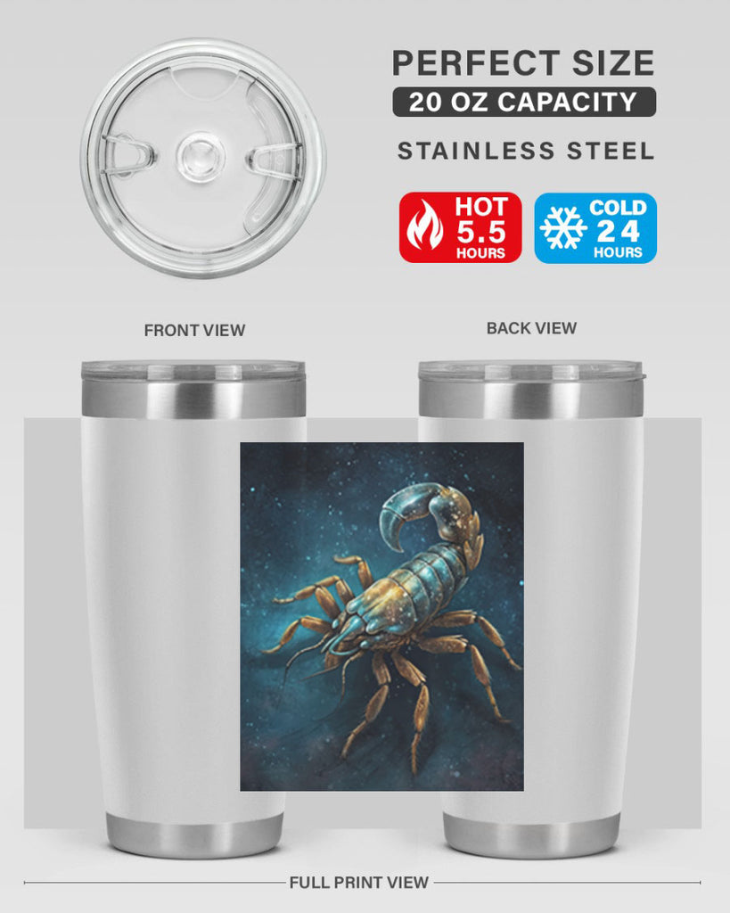 scorpio 46#- zodiac- Tumbler