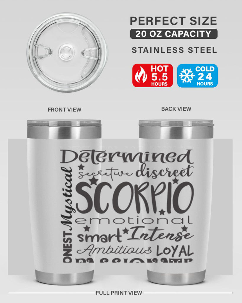 scorpio 572#- zodiac- Tumbler