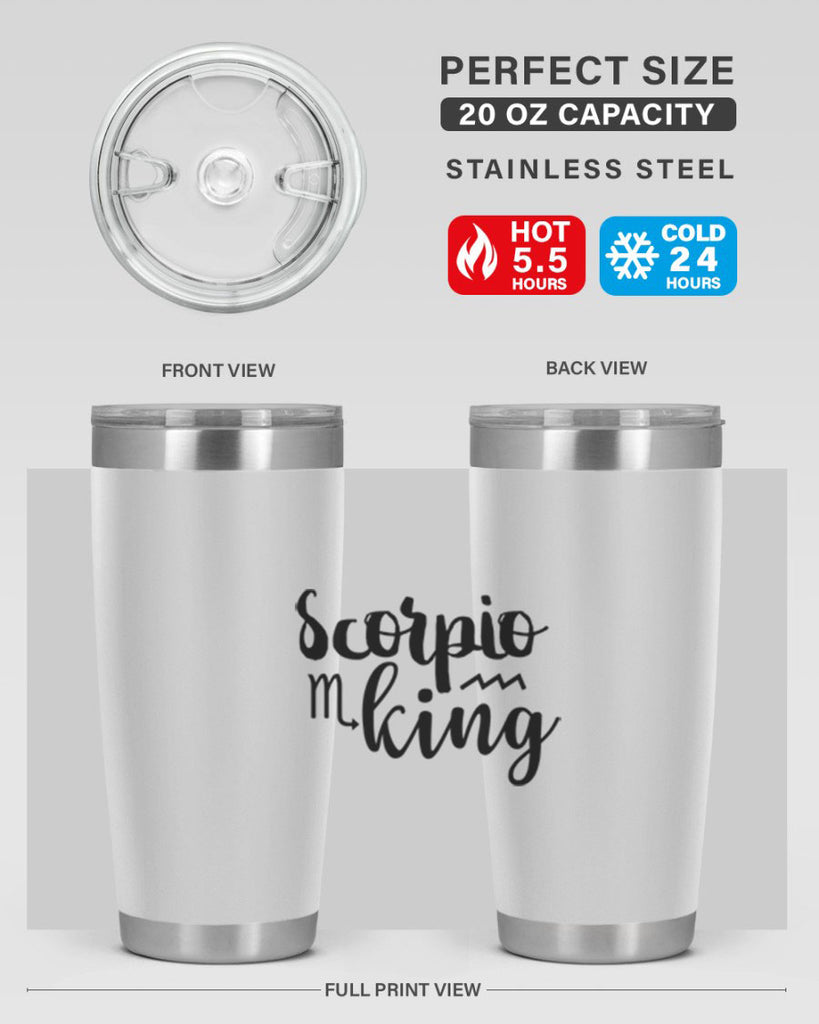scorpio king 433#- zodiac- Tumbler