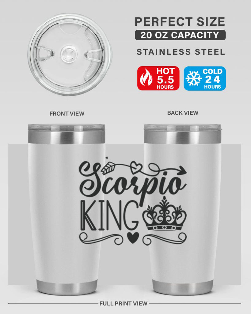 scorpio king 443#- zodiac- Tumbler
