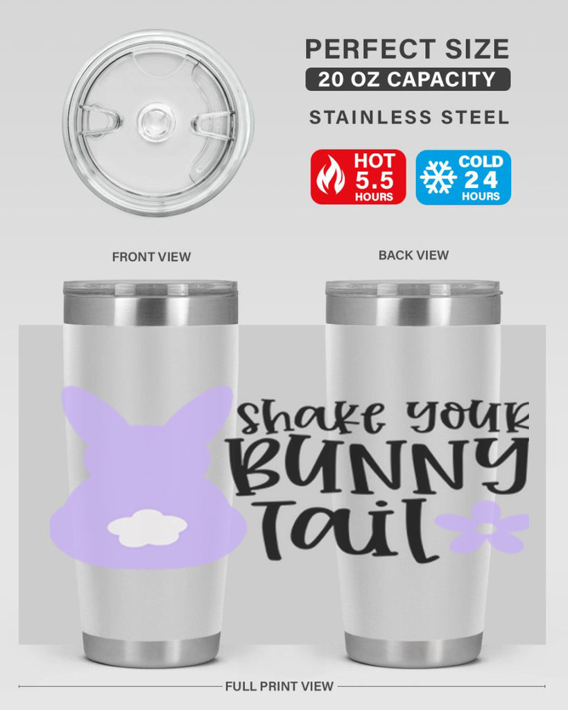 shake your bunny tail 12#- easter- Tumbler