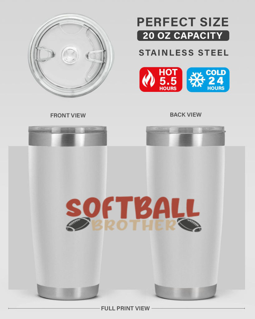 softball brother 2276#- softball- Tumbler
