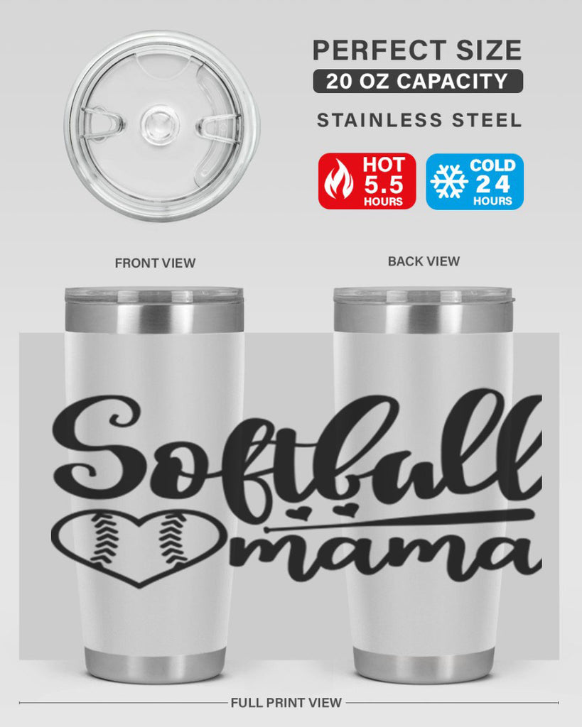 softball mama 2274#- softball- Tumbler