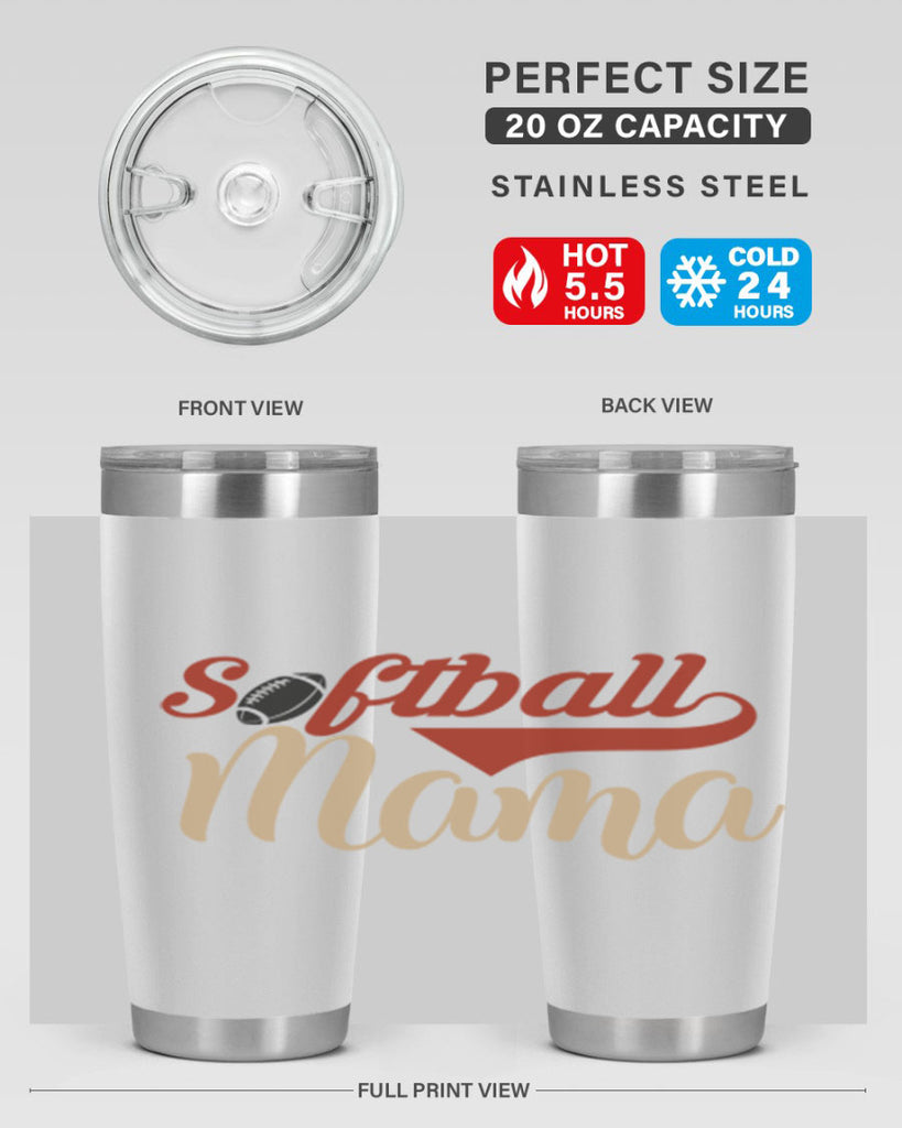 softball mama 2275#- softball- Tumbler