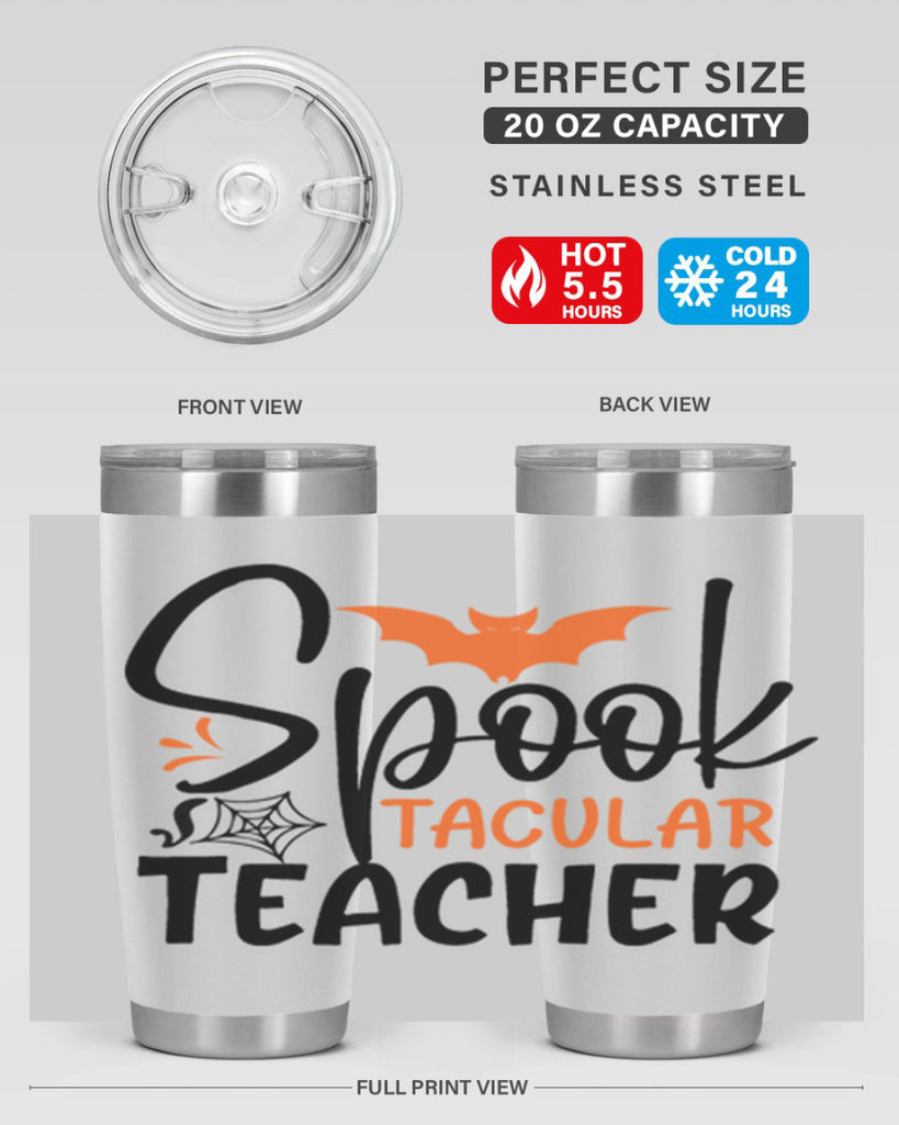 spooktacular teacher 106#- halloween- Tumbler