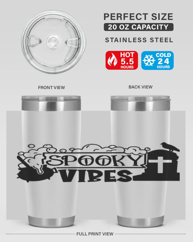 spooky vibes 20#- halloween- Tumbler