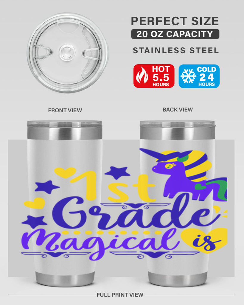 st grade magical 63#- mardi gras- Tumbler