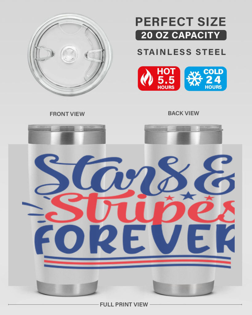 stars stripes forever Style 74#- Fourt Of July- Tumbler