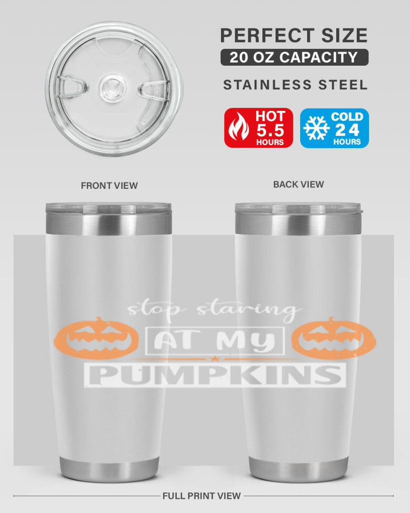 stop staring at my pumpkins 131#- halloween- Tumbler