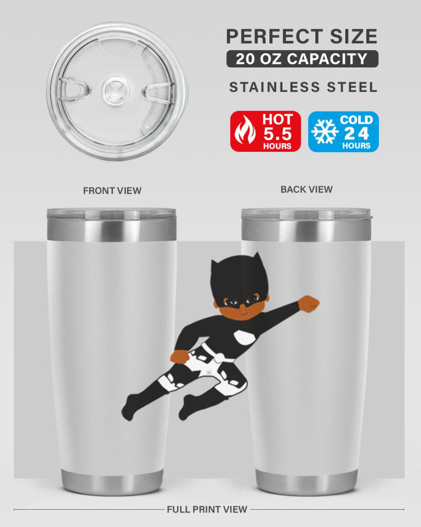 super kid 13#- black men - boys- tumbler