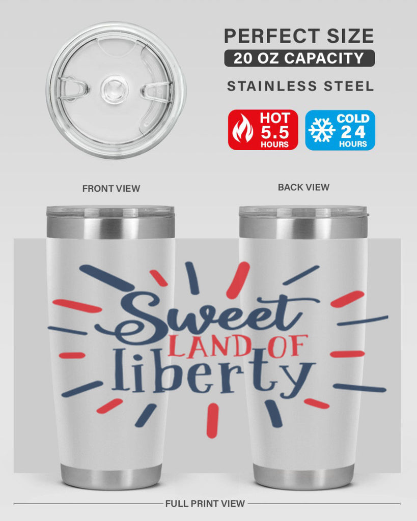 sweet land of liberty Style 7#- Fourt Of July- Tumbler