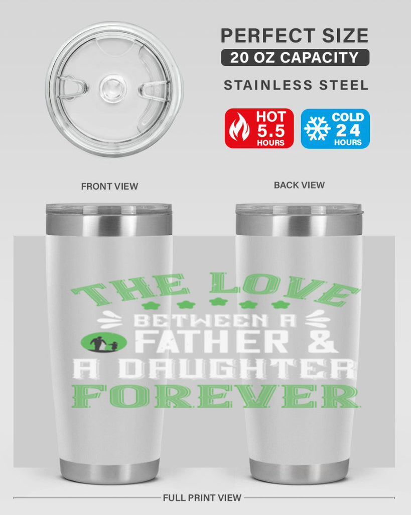 the love between father adoughter 5#- grandpa - papa- Tumbler