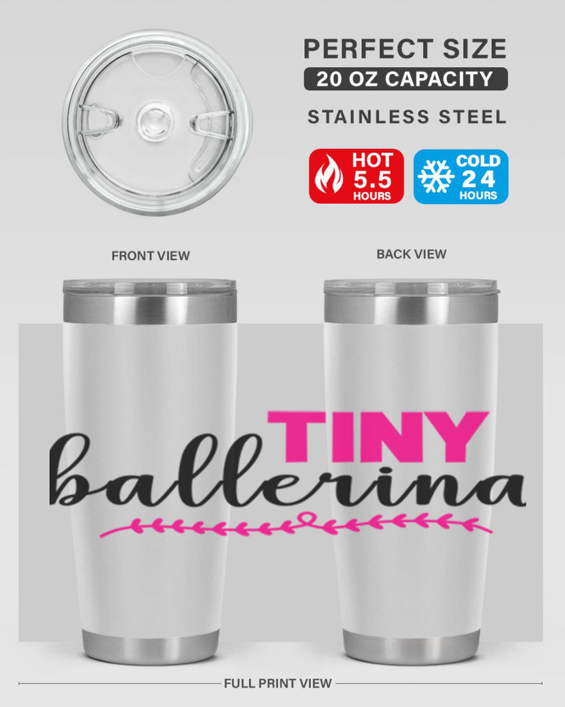 tiny ballerina 87#- ballet- Tumbler