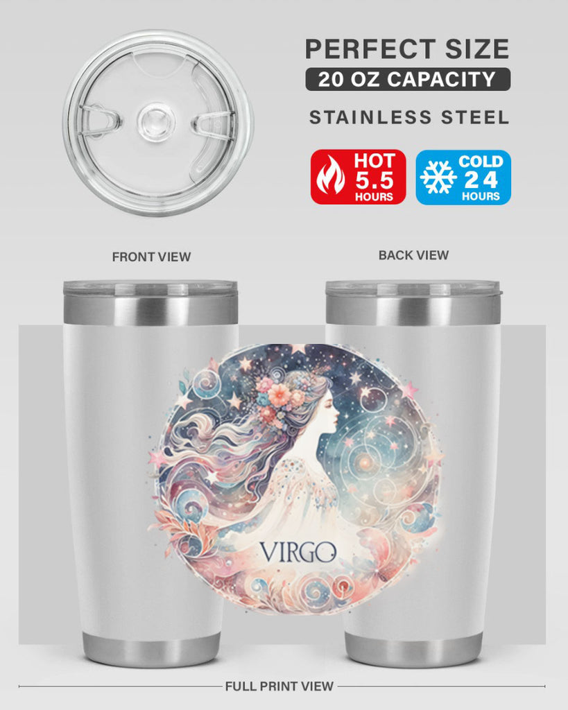 virgo 545#- zodiac- Tumbler