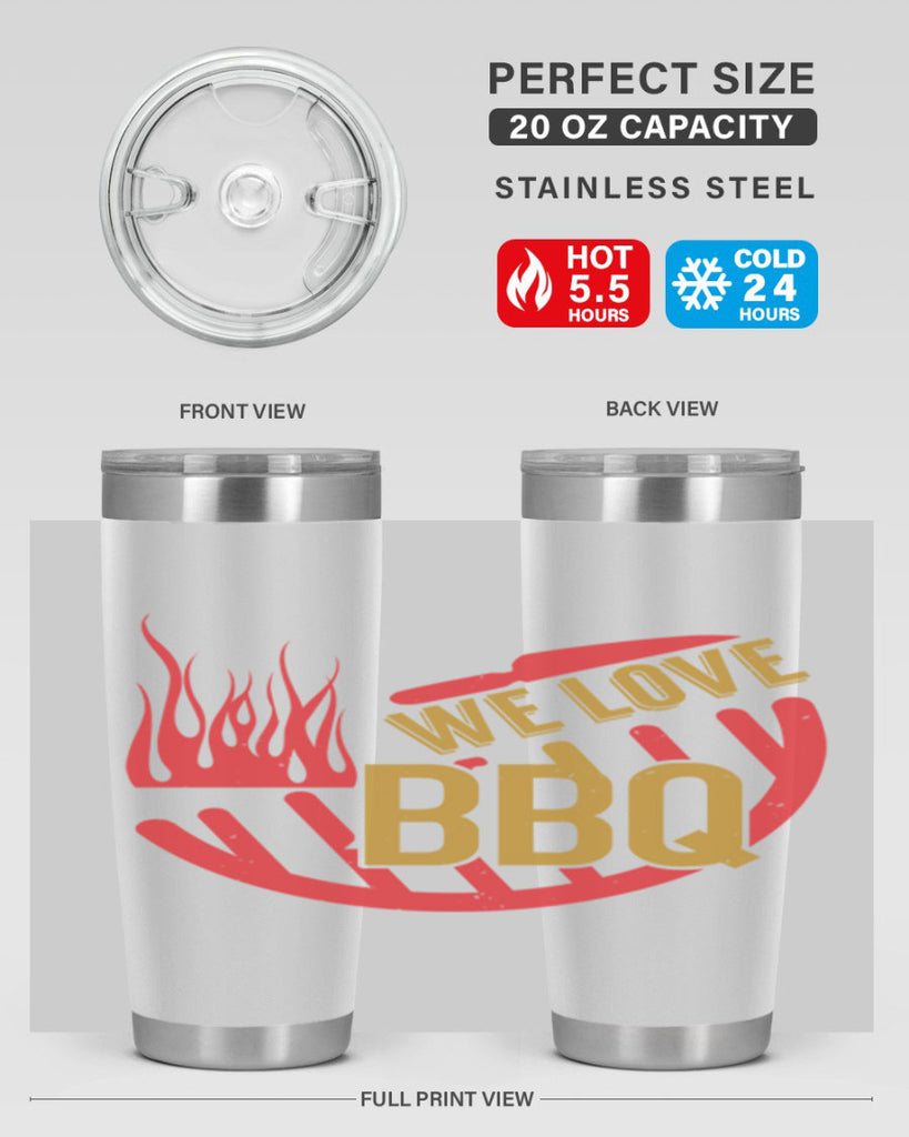 we love bbq 7#- bbq- Tumbler