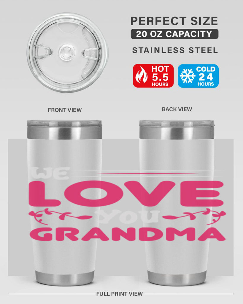 we love you grandma 27#- mom- Tumbler