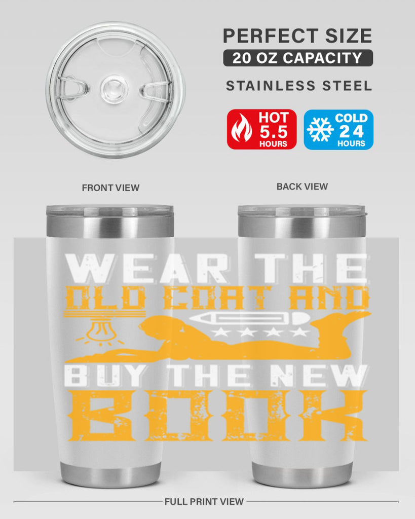 wear the old coat and buy the new book 3#- reading- Tumbler