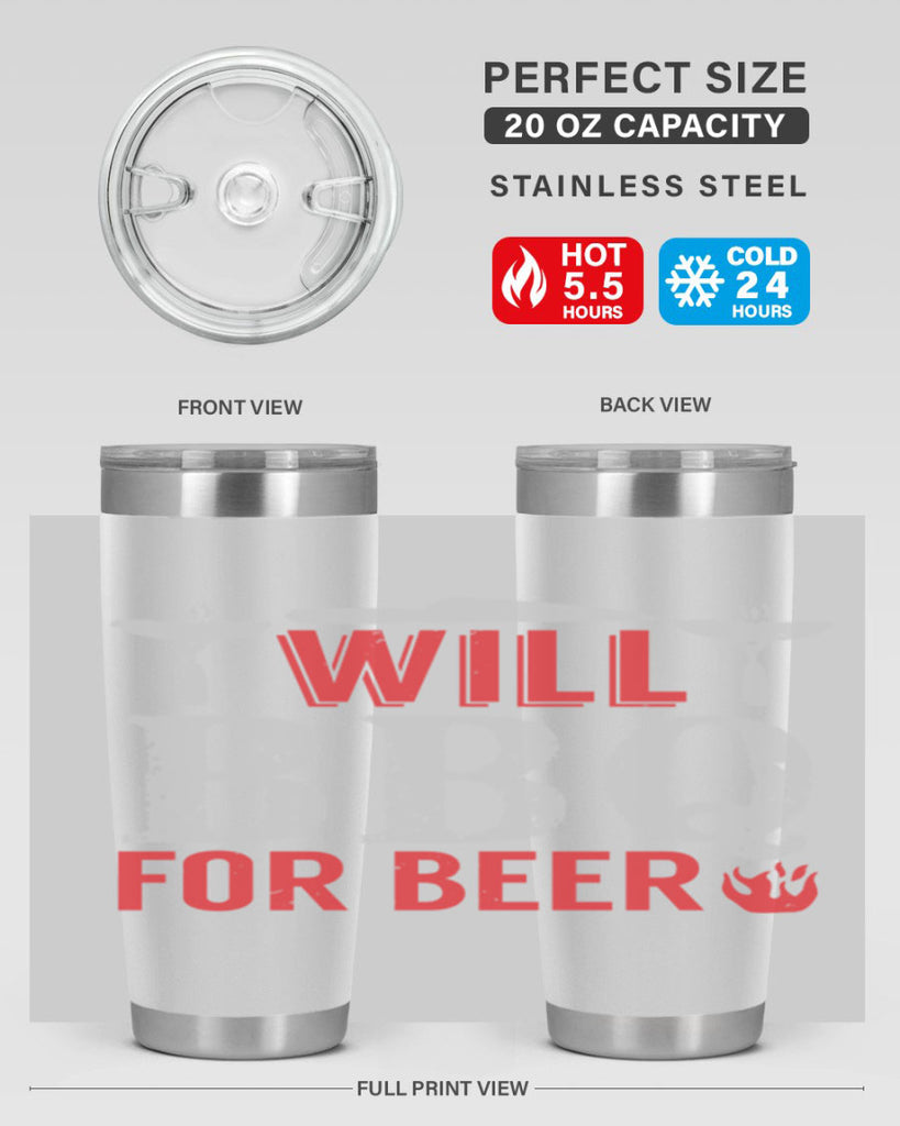 will bbq for beer 5#- bbq- Tumbler