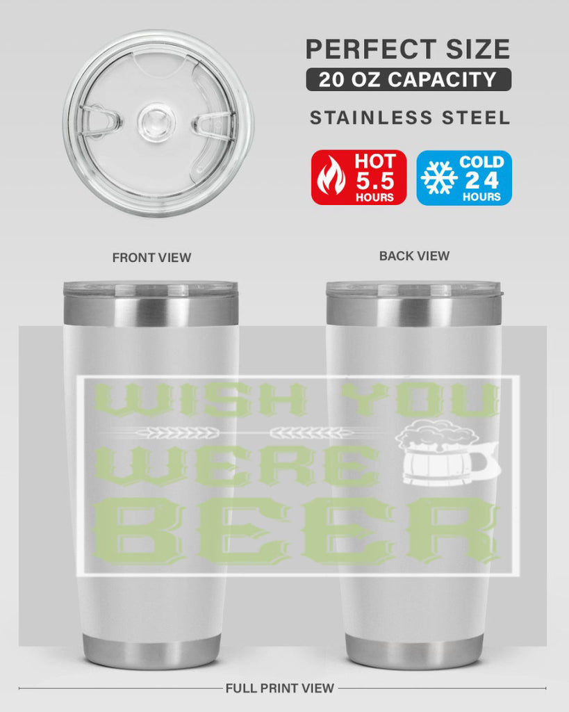wish you were beer 2#- beer- Tumbler