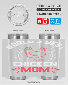 world’s best chicken mom Style 1#- chicken- Tumbler