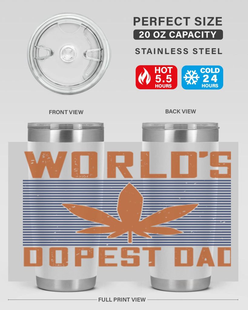 worlds dopest dad 148#- fathers day- Tumbler