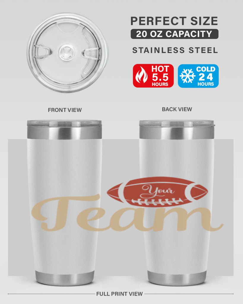 your team 2271#- softball- Tumbler