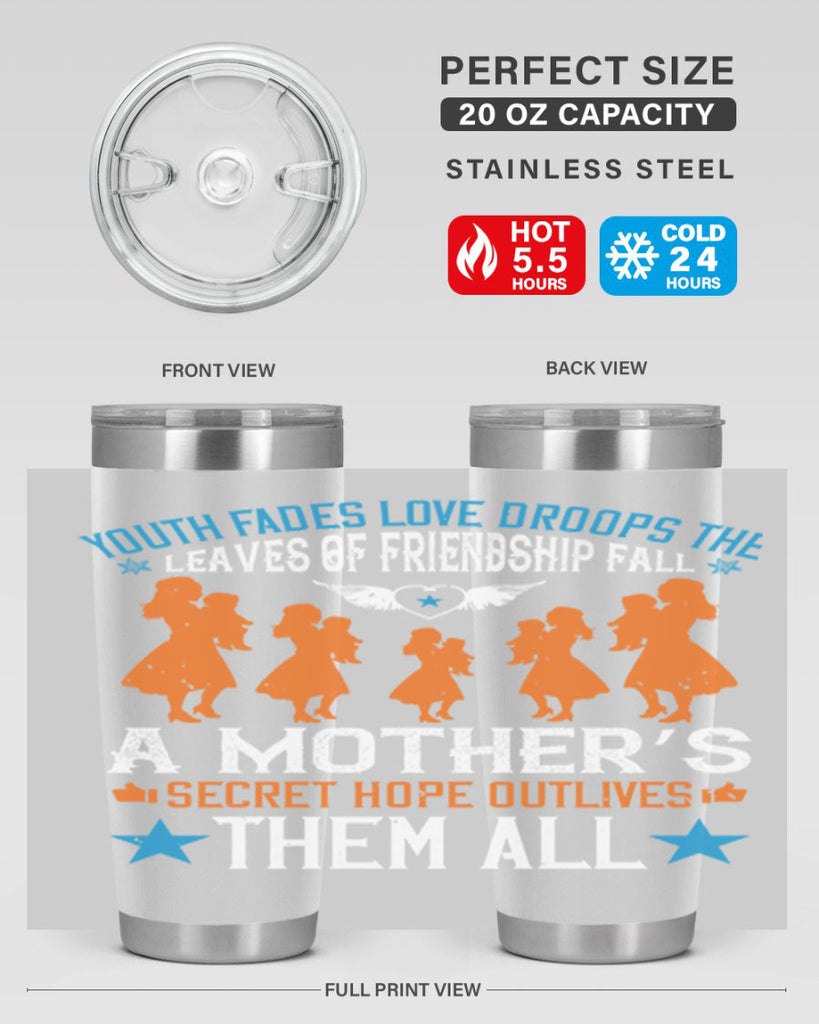 youth fades love droops 9#- mothers day- Tumbler