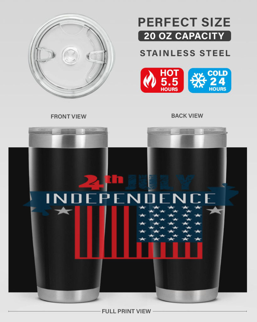 4th July Independent Style 65#- Fourt Of July- Tumbler