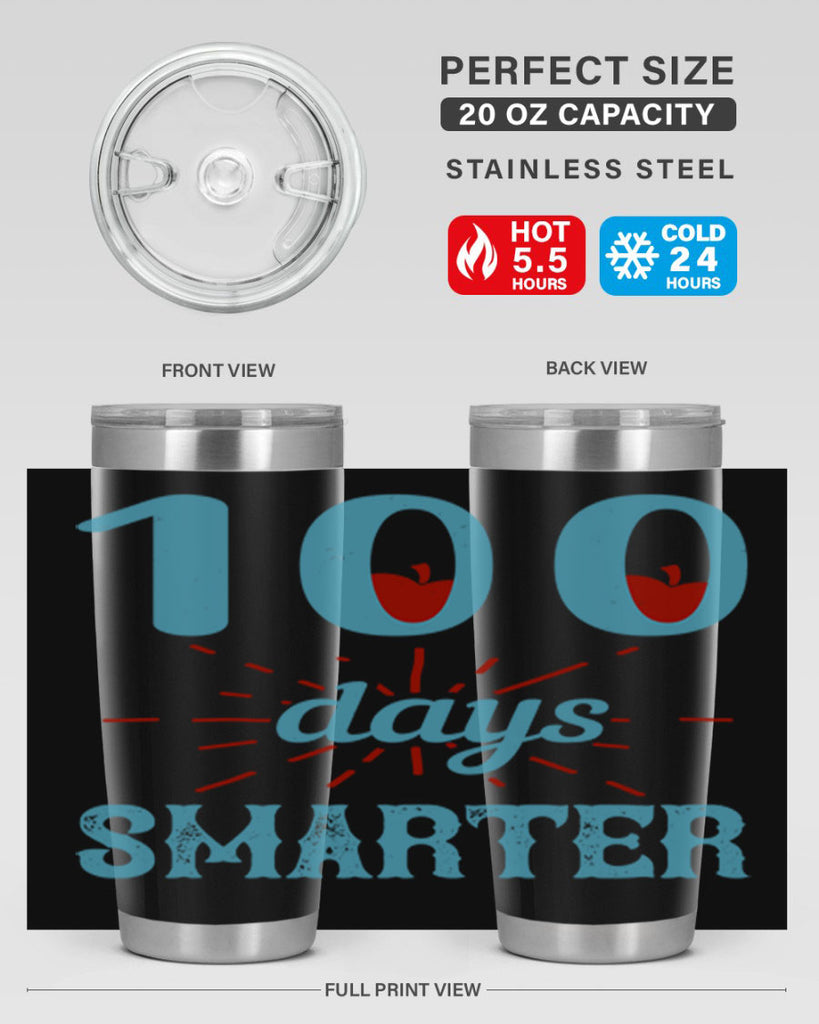 7 days smarter 47#- 100 days of school- Tumbler
