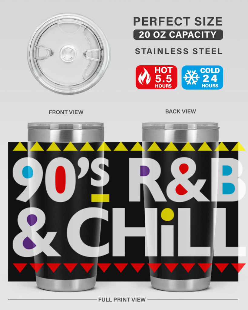 90s rnb and chill 279#- black words phrases- Cotton Tank