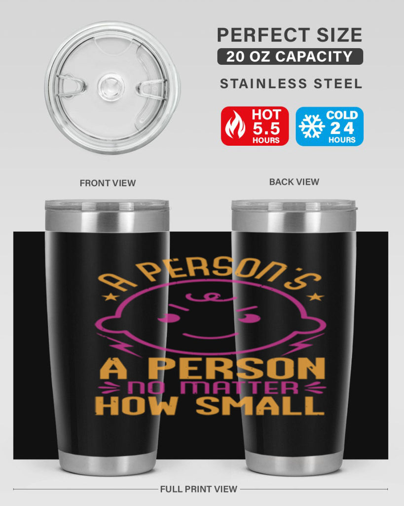 A person is a person no matter how small Style 39#- baby shower- tumbler