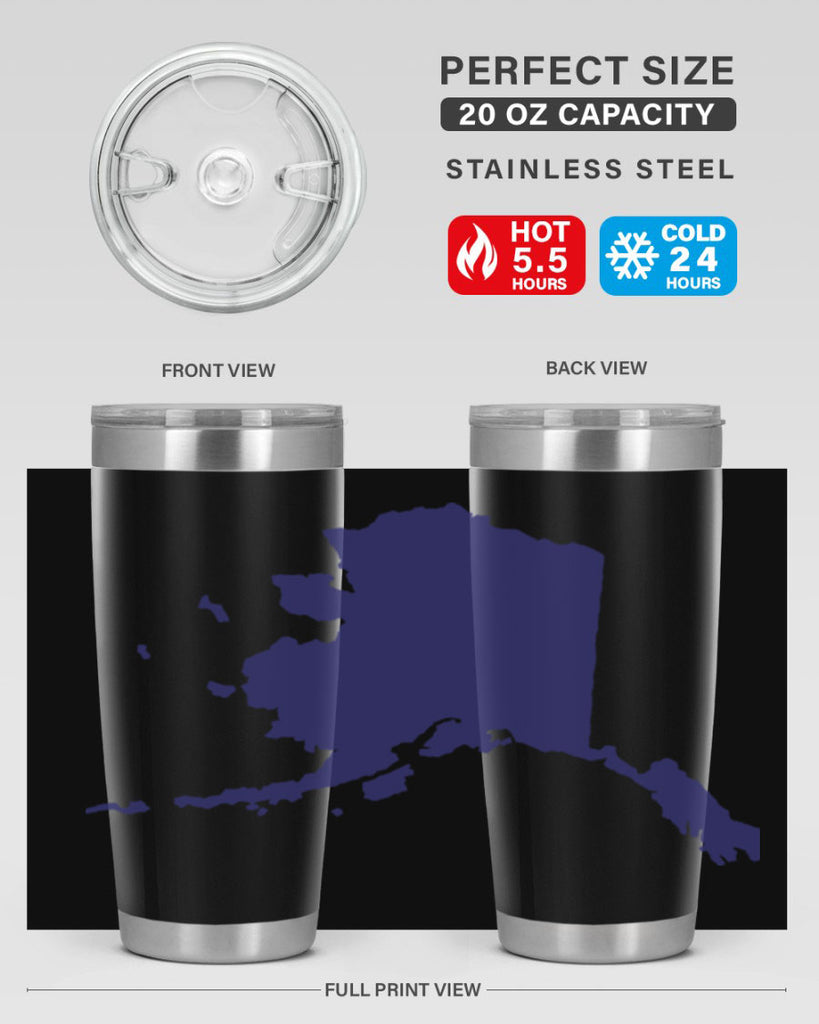 Alaska 49#- stateflags- Tumbler