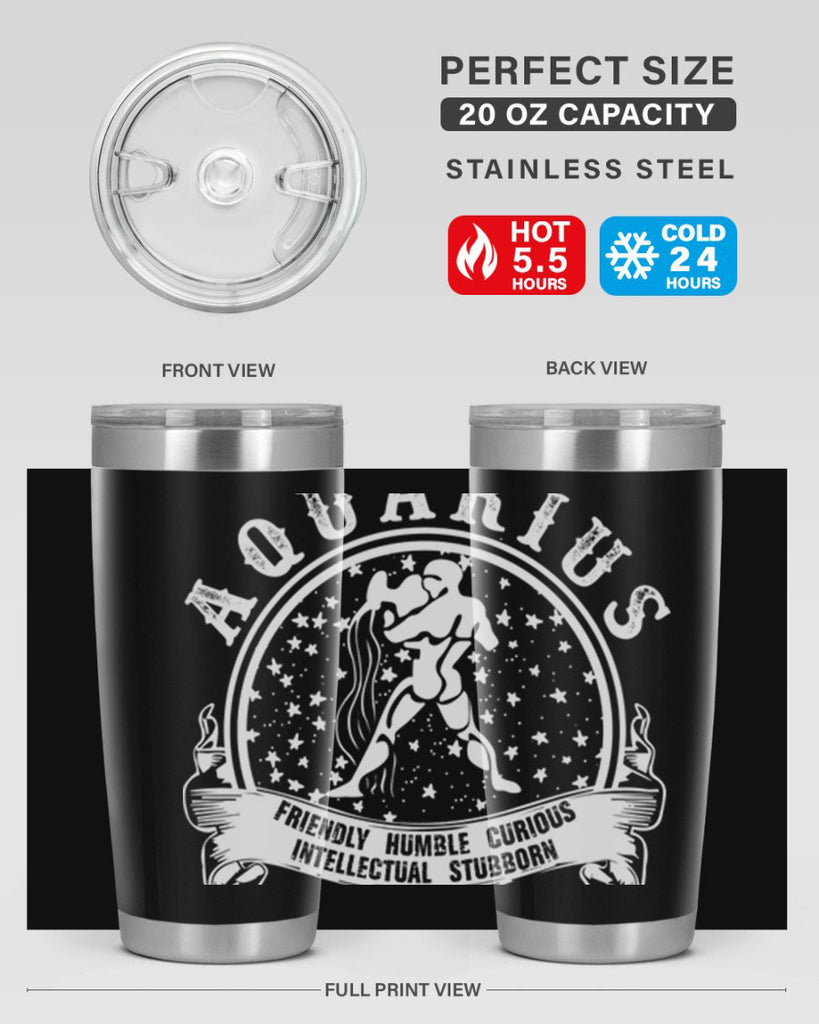 Aquarius 43#- zodiac- Tumbler
