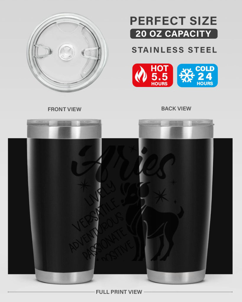 Aries 100#- zodiac- Tumbler