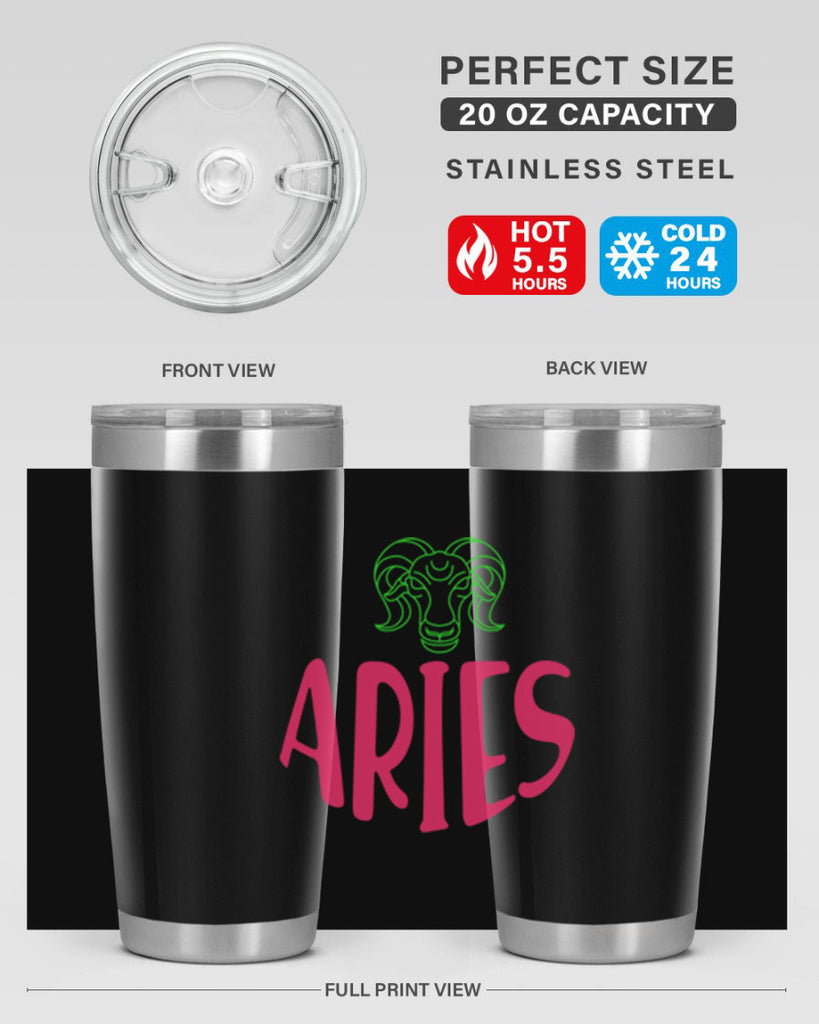 Aries 101#- zodiac- Tumbler