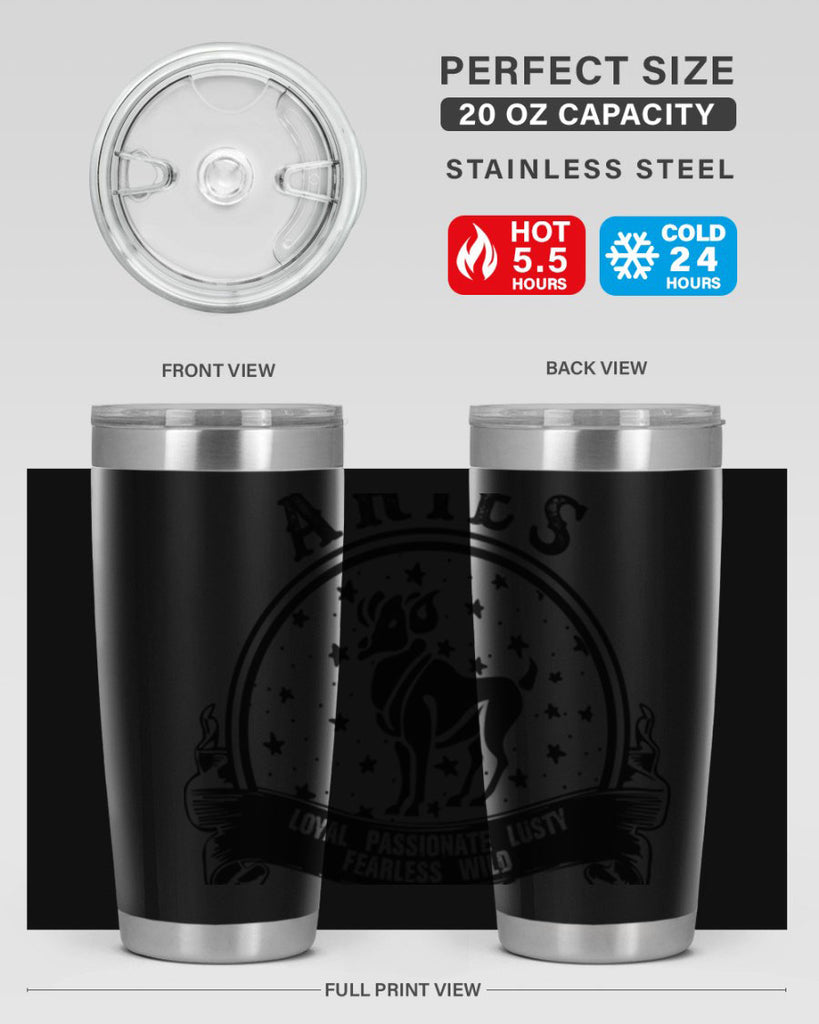 Aries 1#- zodiac- Tumbler