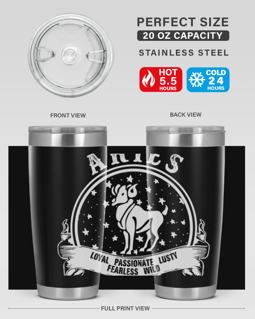 Aries 2#- zodiac- Tumbler