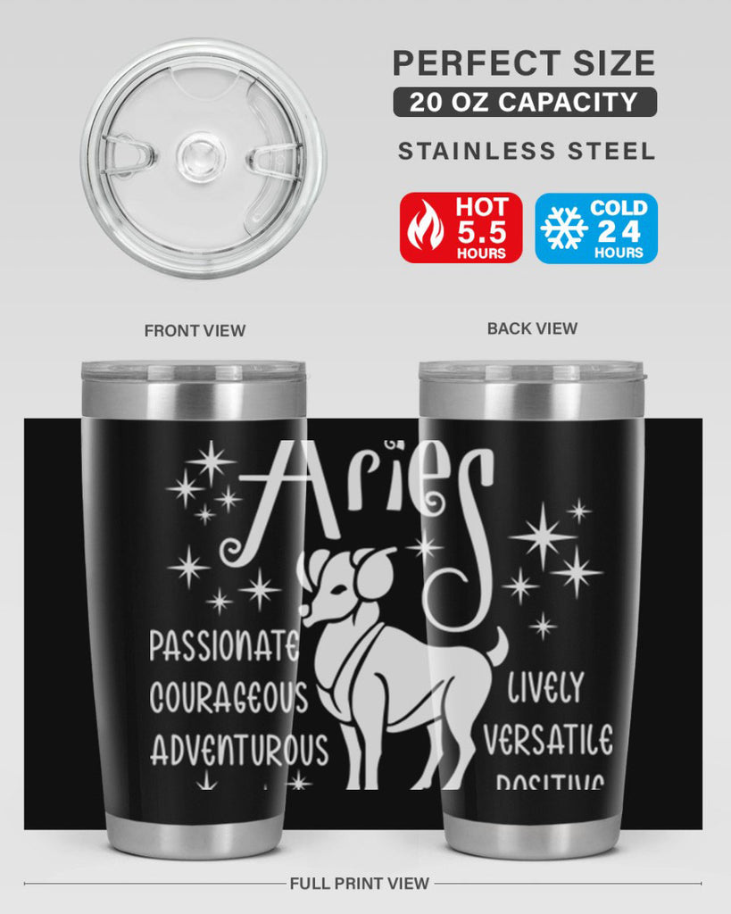 Aries 99#- zodiac- Tumbler