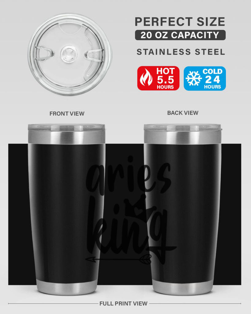 Aries king 108#- zodiac- Tumbler